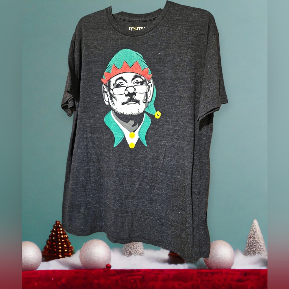 Bill Elf'n Murray XL Dark Gray T-Shirt by the Chivery
